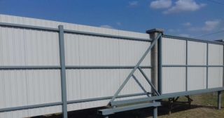 Купить откатные ворота на сваях Глазов, цена от 2752 руб.
