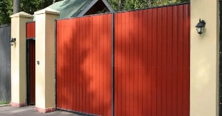 Купить ворота из профнастила Глазов, цена от 4025 руб.